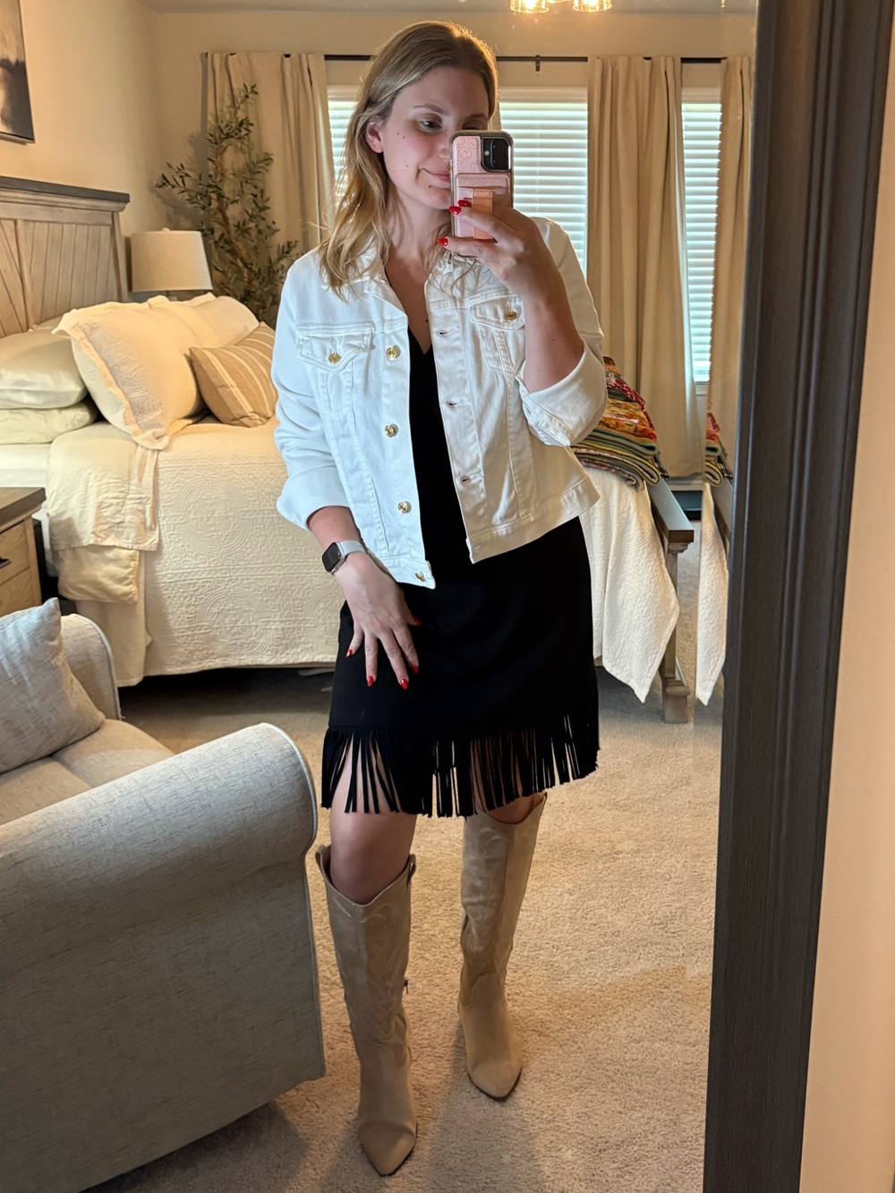 Michael Kors White Denim Jacket